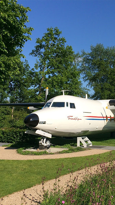 3e plek - Fokker vliegtuig met sauna