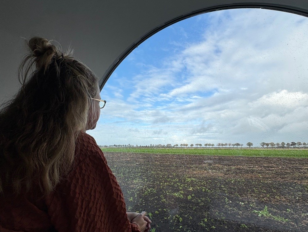 Proefslapen in een melkbus